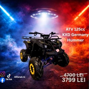 ATV Quad 125cc KXD PRO Germany roti 7 inch Galben 006