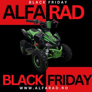 ATV copii 49cc Ultra Raptor demaror automat 6” 2T verde