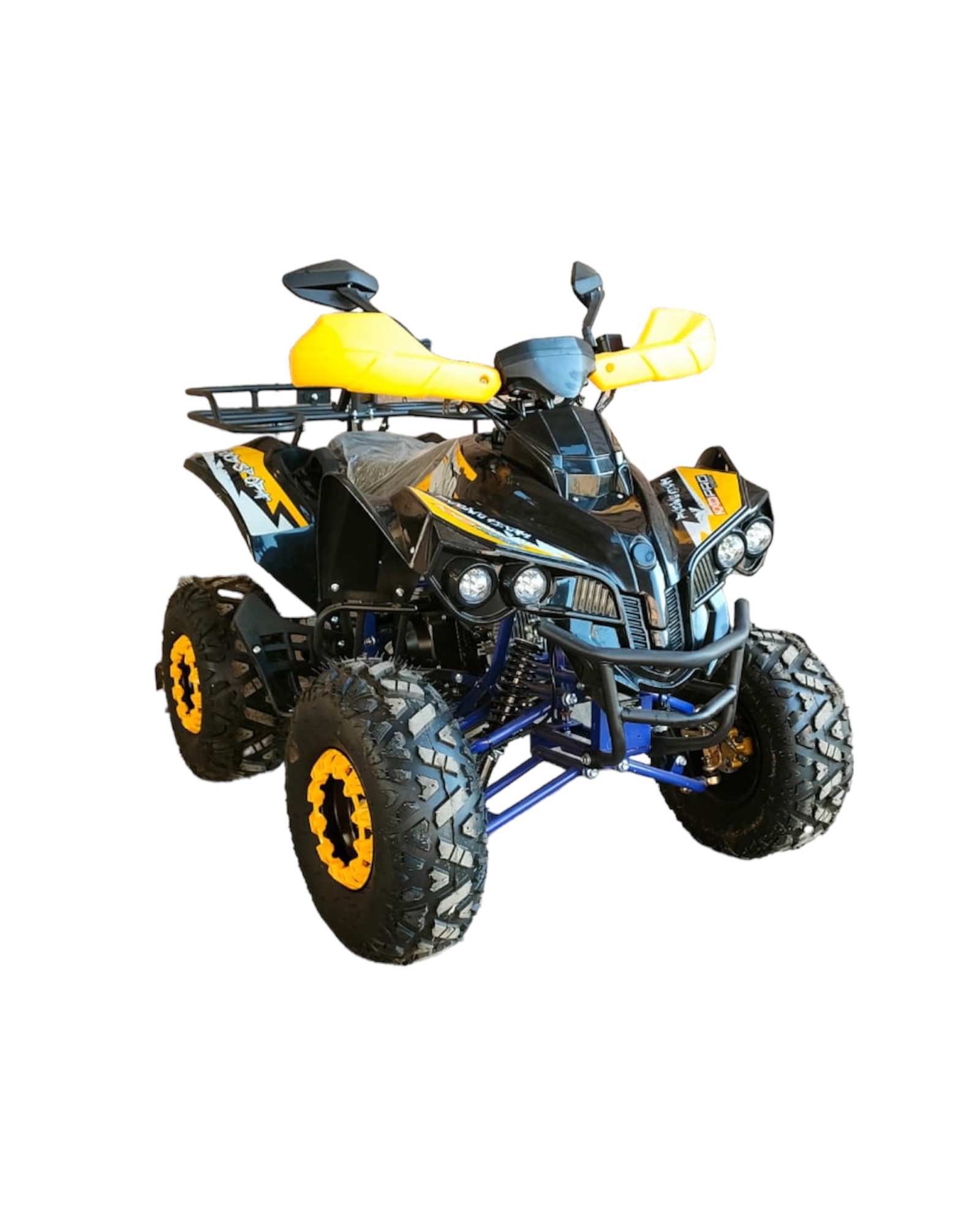 ATV Quad KXD PRO LEMON 125cc 8 inch sport extrem LED oglinzi galben albastru negru Alfarad