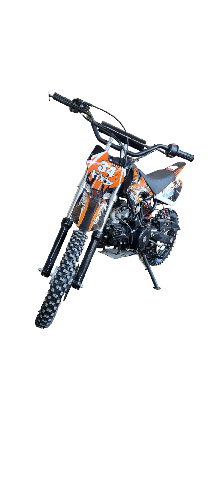 KXD Cross Bike Dirtbike 125cc Automatic roti 14 12 portocaliu 607A Alfarad