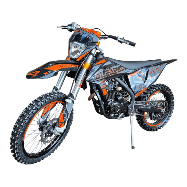 Motocross 250cc ALFARAD X7 Pornire Electrica manual 5 trepte 4T 21 18 portocaliu Alfarad