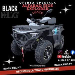 ATV Alfarad 350S Explorer 4x4 2 Locuri T3B Gri - Albastru