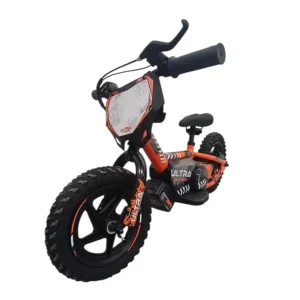 Bicicletă electrică Ultra pentru copii fara pedale 24V motor de 200W Portocaliu