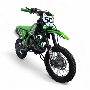 Cross Ultra 50cc 2 Timpi KickStart 14/12 inch Verde pentru copii