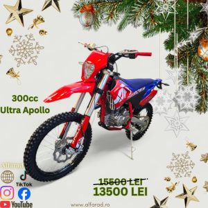 Motocross Ultra Apollo Thunder 300cc E-Start Kickstart Rosu-Albastru