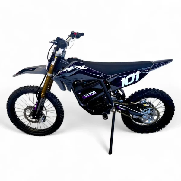 Motocross Electric HighPER AZURA 8000W 72V Negru-Mov - Alfarad