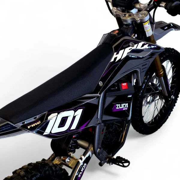Motocross Electric HighPER AZURA 8000W 72V Negru-Mov - Alfarad