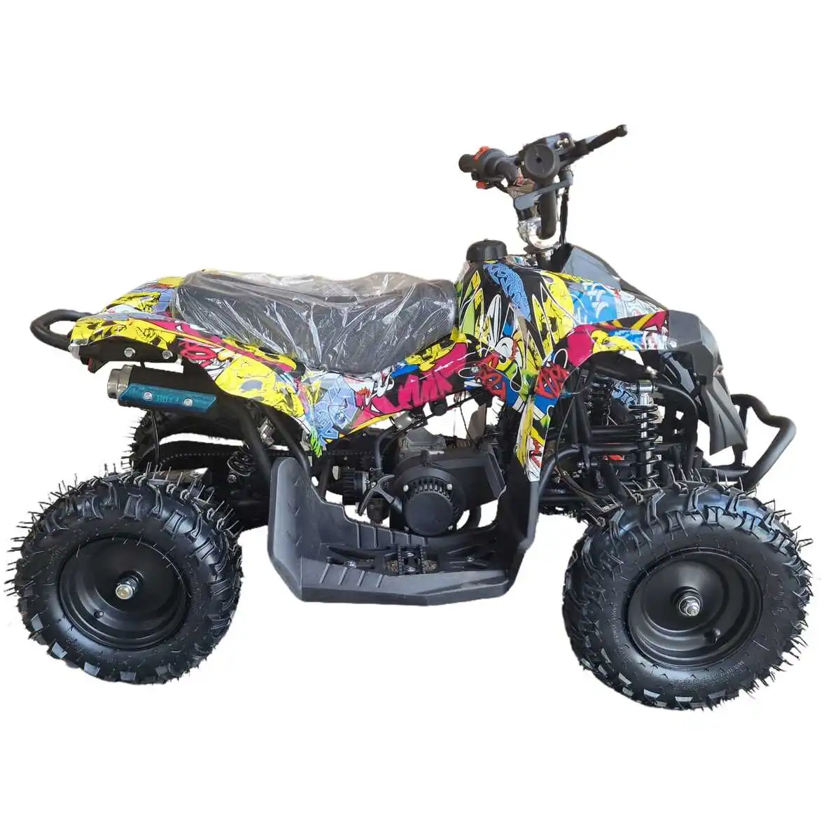 ATV-copii-KXD-Pro-Renegate-3A-e-start-automata1-2timpi-6inch-galben-grafiti-6 ATV-copii-KXD-Pro-Renegate-3A-e-start-automata1-2timpi-6inch-galben-grafiti-6