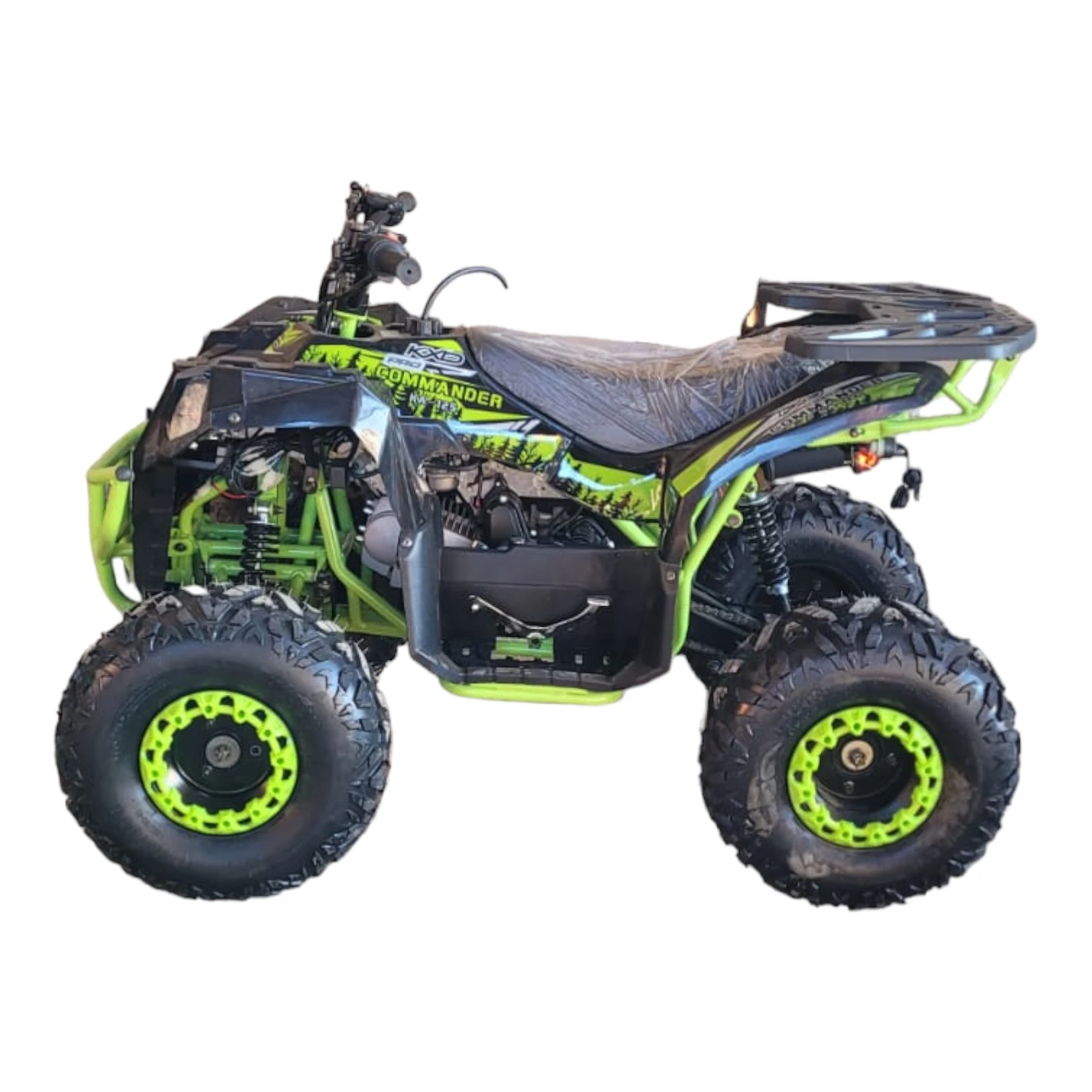 ATV 125cc KXD Commander - Automat 3+1 Verde ❤️ Alfarad.ro