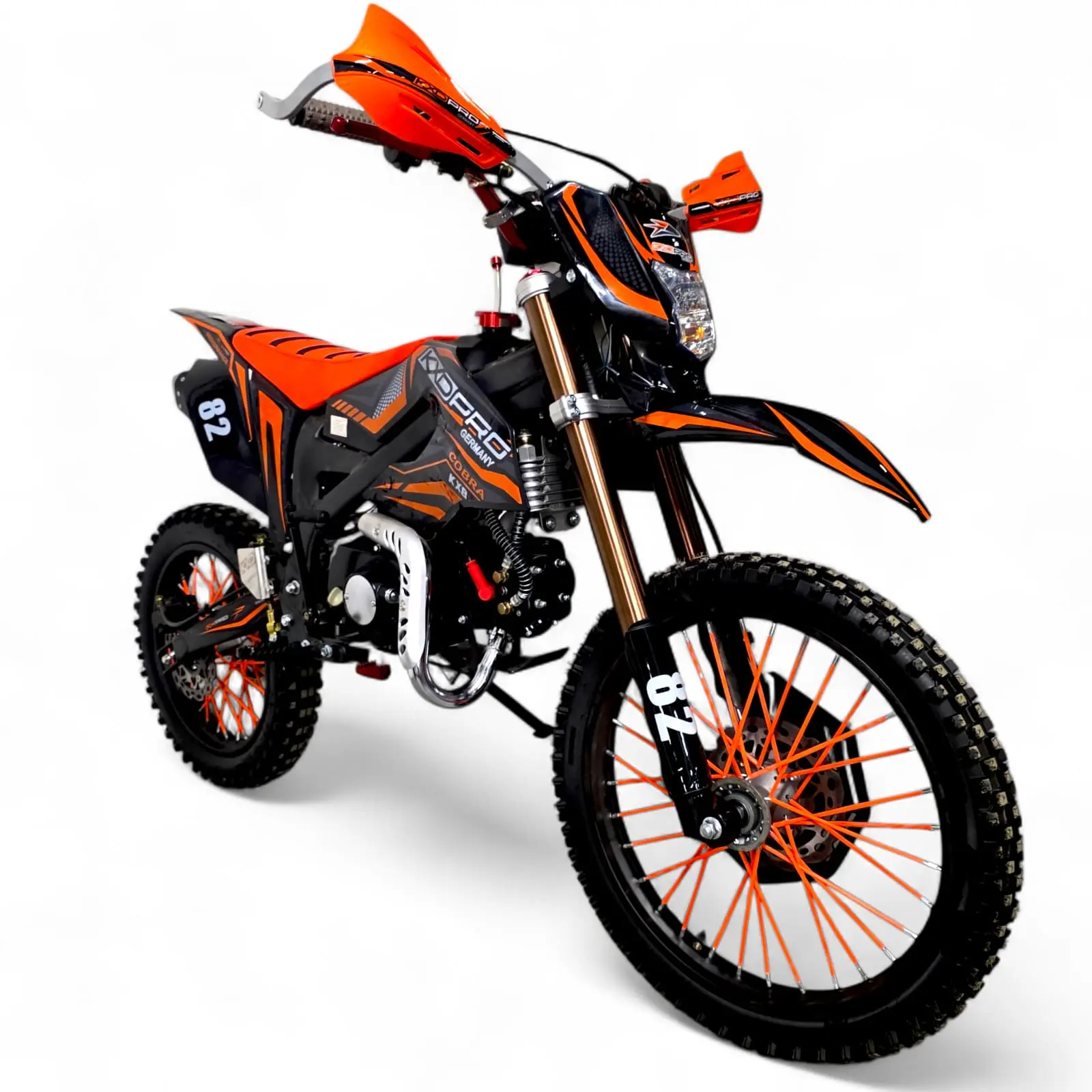 Motocross 140cc KXD Pro Germany Cobra 10-16 inch Portocaliu