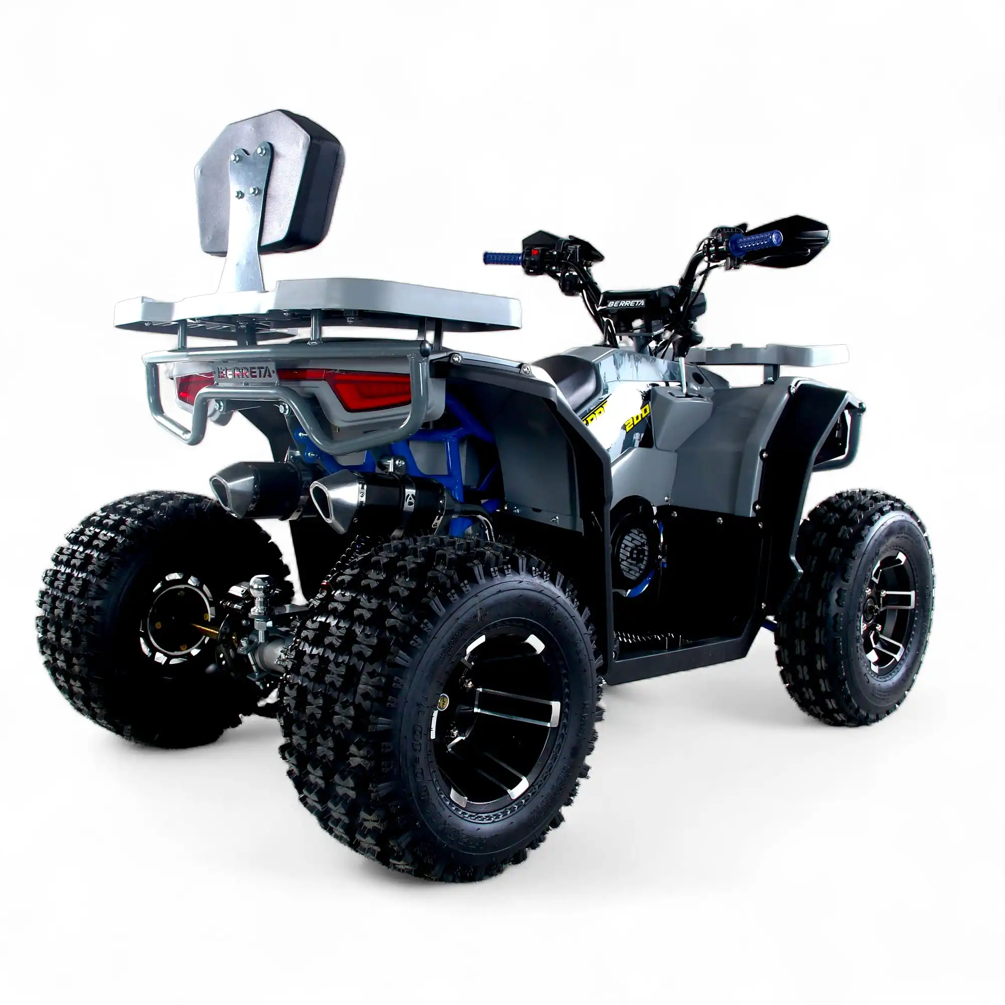 ATV 200cc 2 Locuri Berreta Bulldog Gri 10 inch