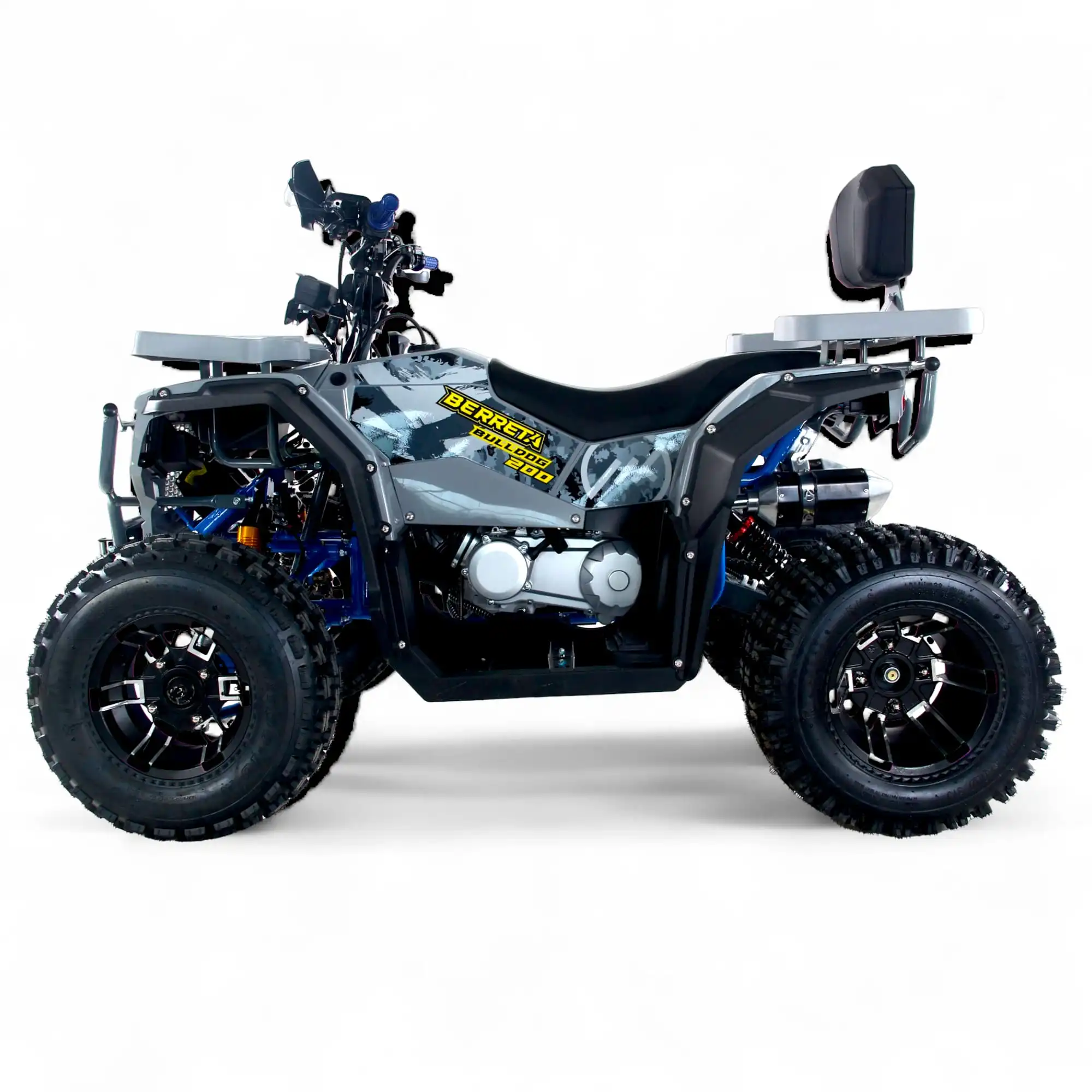 ATV 200cc Bulldog Berreta Automat 10 inch Gri Troliu Electric Carlig