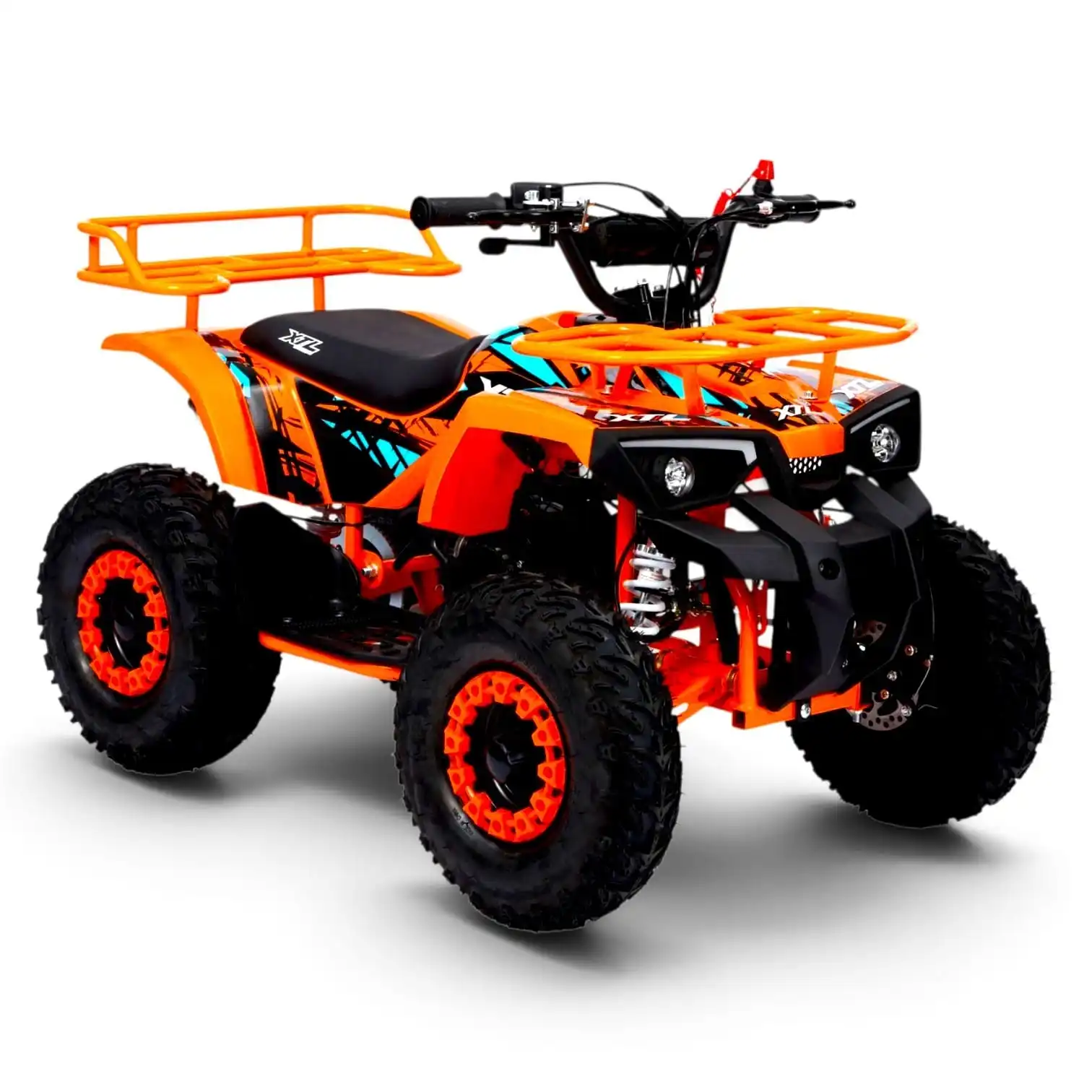 ATV 49cc XTL Hummer 2 Timpi 6 inch Portocaliu