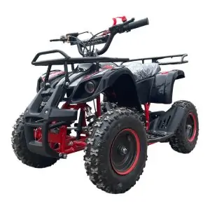 ATV KXD 49cc Germany roti 6 inch Start Demaror Mini copii rosu 7A